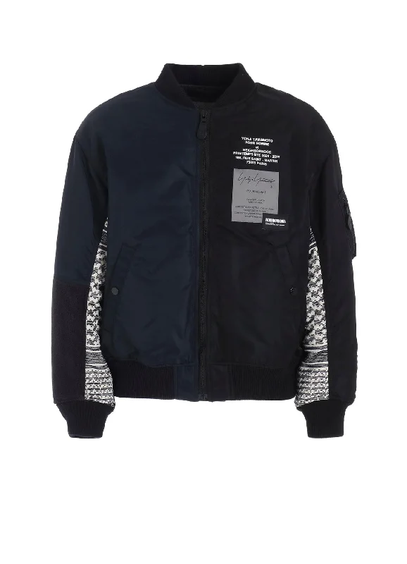 High-Quality Men's Custom SuitsYohji Yamamoto x NEIGHBORHOOD MA-1 JACKET