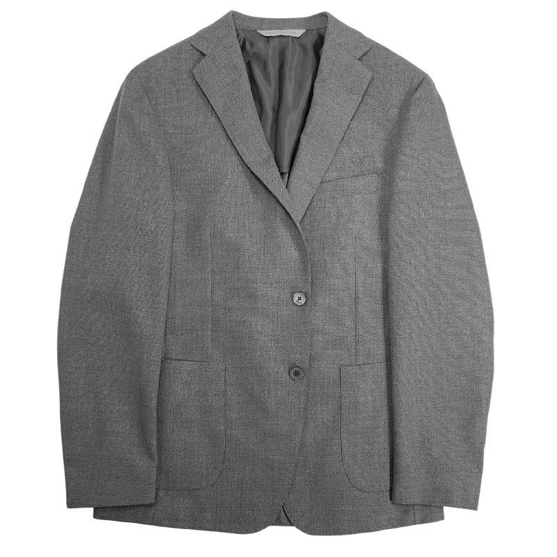 Men's Suits for Special OccasionsGrey Two Button Wool Canvas Sport Jacket