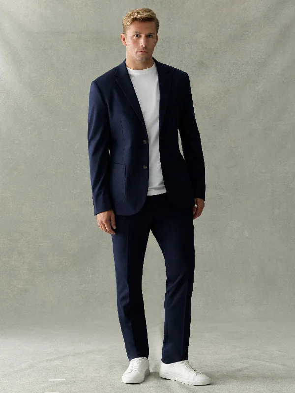 Men's Suits with Skinny LegsStretch Knit Suit Trousers