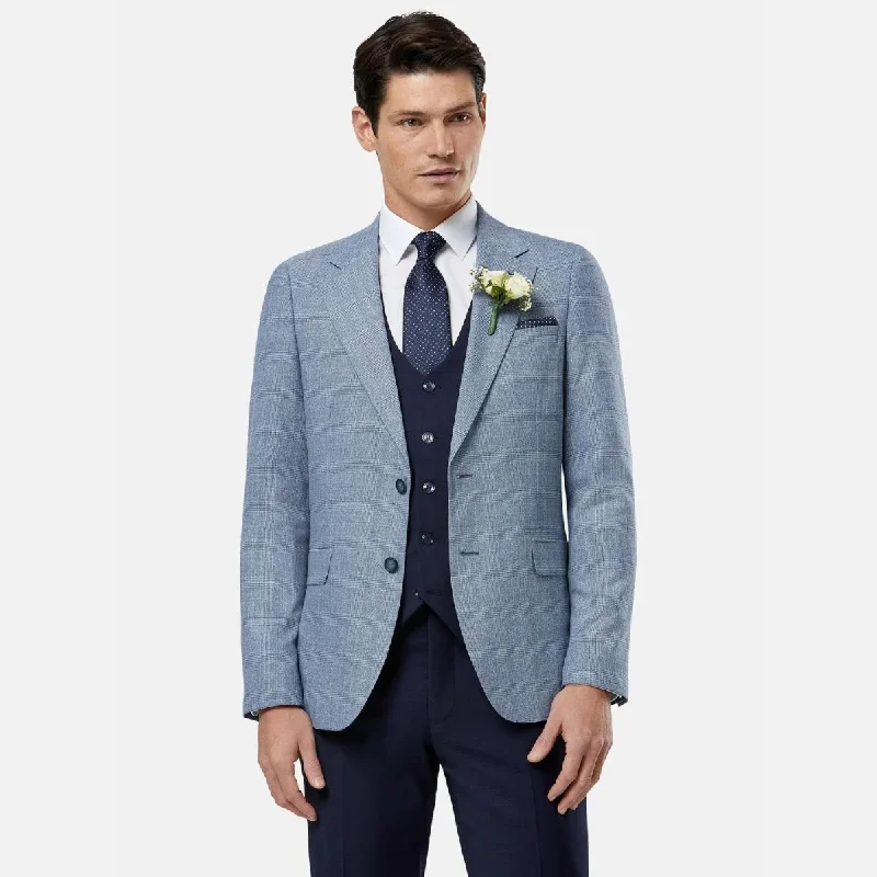 Men's Suits with Full-Canvas ConstructionsBenetti Philip Slim Fit Suit Jacket - Blue