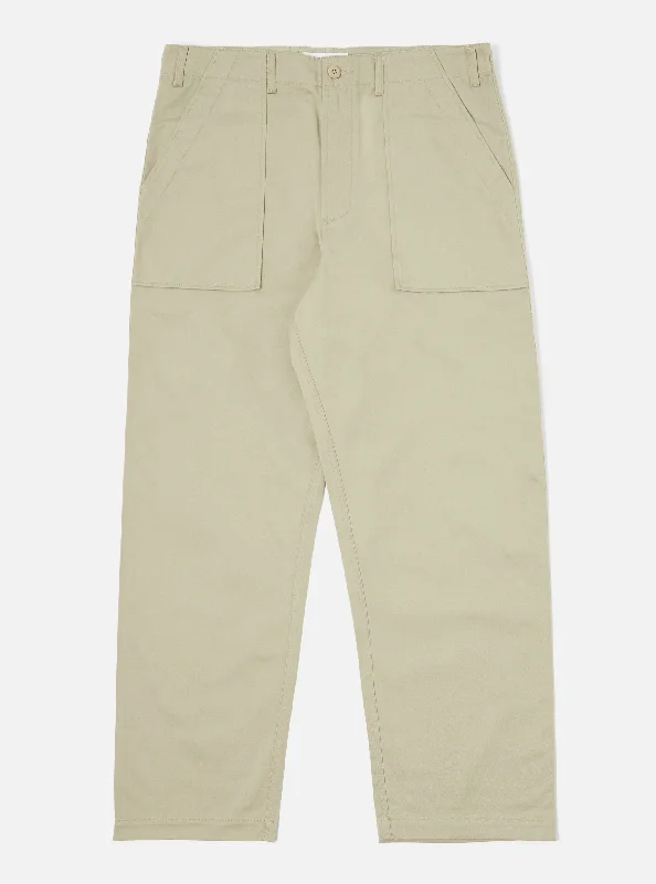 Cool Men's Modern SuitsUniversal Works Fatigue Pant in Stone Twill