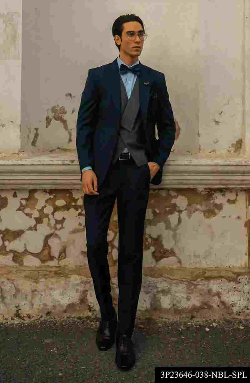 Men's Suits with Stretch FabricsAbito Three Piece Suit