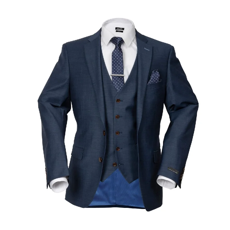 Men's Suits with Structured JacketsDaniel Grahame Tapered Fit Suit Jacket - Blue