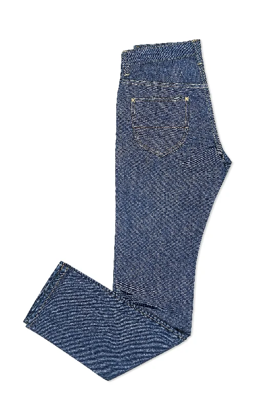 Men's Suits with Matching Ties and Pocket SquaresThe Armoury Bartack Washed Selvage Denim Jeans