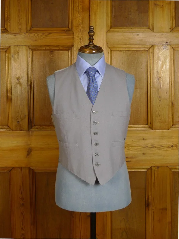 Men's Suits with Cotton Linings24/0913 immaculate 1968 vintage savile row bespoke dove grey morning waistcoat 42 short to regular