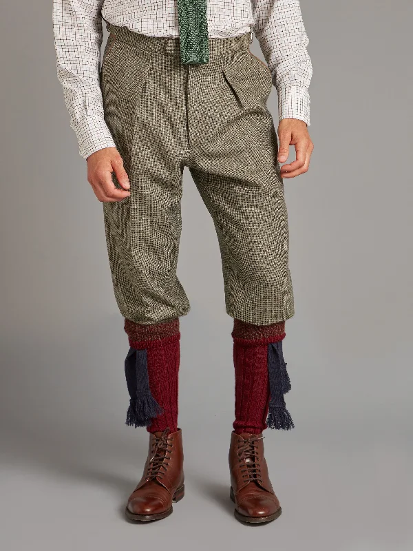 Men's Suits with Skinny LegsBreeks – Sage Nailhead Tweed