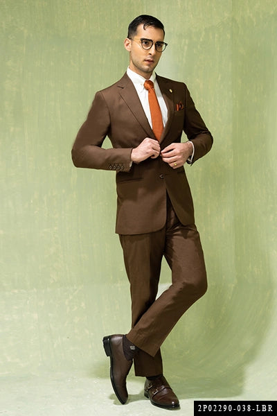 Men's Suits with Cotton-Blend FabricsÉlan Two Piece Suit