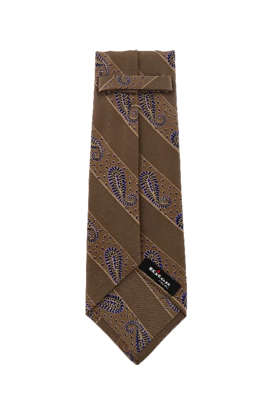 Functional Men's Travel SuitsKiton Brown Tie