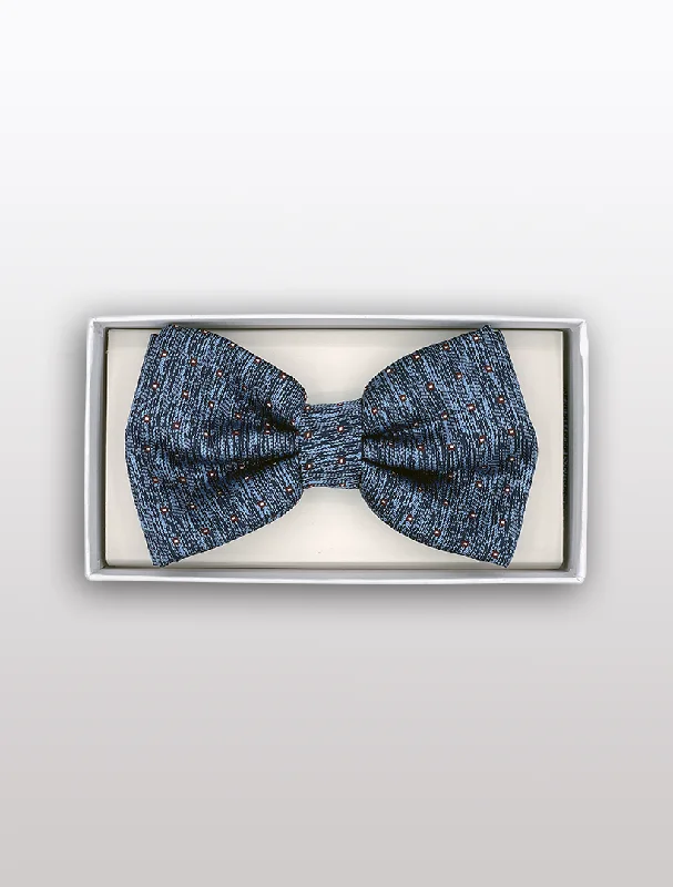 Men's Suits with Shawl LapelsLight Blue Abstract Geometric Patterned Bowtie