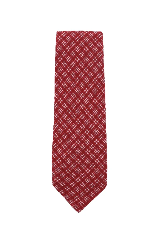 Weather-Ready Men's Water-Resistant SuitsFinamore Napoli Red Tie