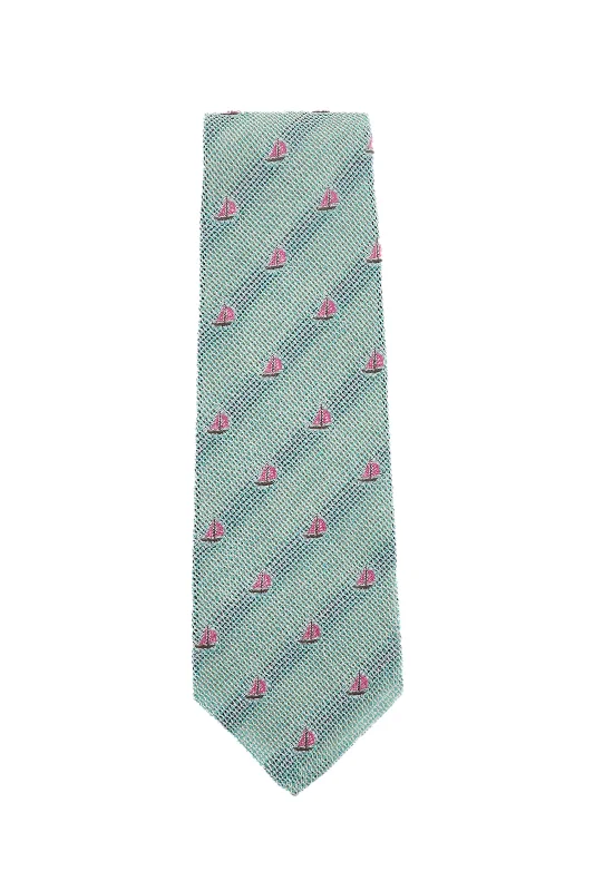 Men's Suits with Slim FitsKiton Green Tie