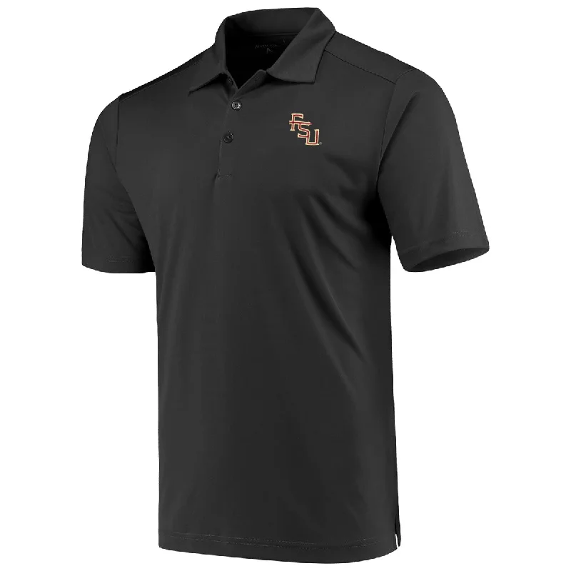 Men's Shirts with Roll-Up SleevesAntigua Men's Stacked FSU Logo Performance Polo - Black