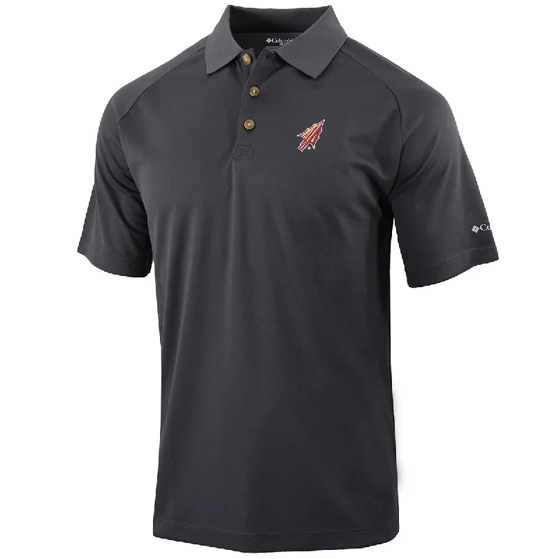 Men's Shirts with Wingtip CollarsColumbia Men's Arrowhead Logo Drive II Performance Polo - Forged Iron