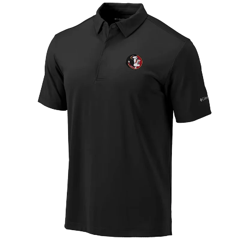 Men's Shirts with Animal PrintsColumbia Men's Vault Seminole Logo Fair Game Performance Polo - Black