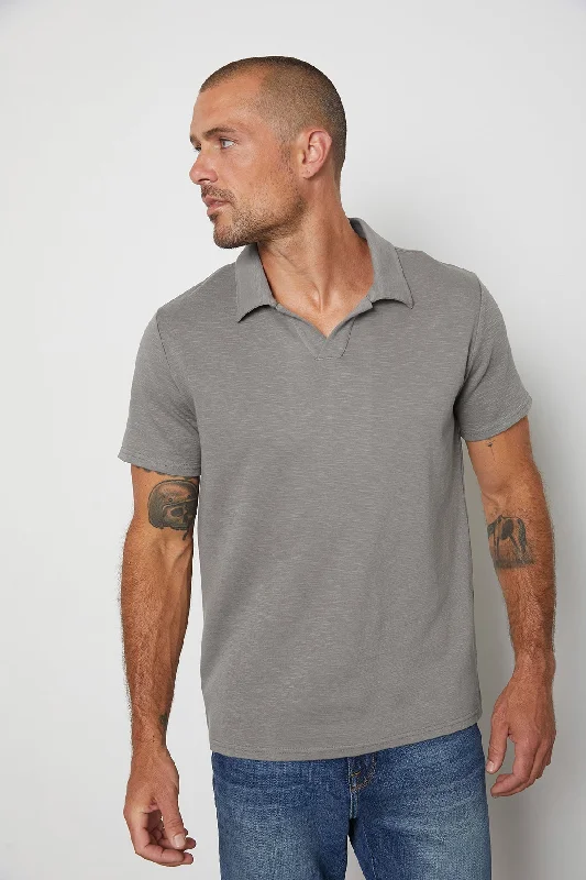 Men's Shirts with Snap ButtonsDILAN COTTON BLEND POLO