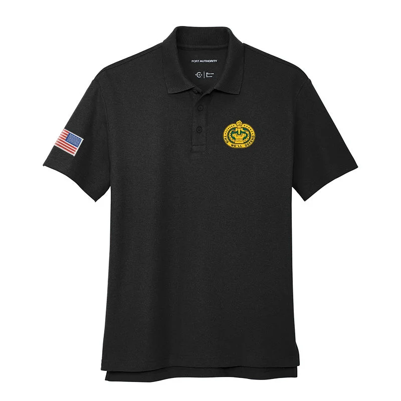 Classic Men's Button-Up ShirtsDrill Sergeant Cotton Blend Polo Shirt