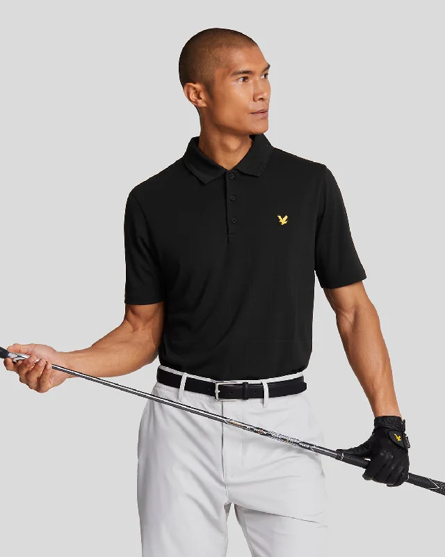 Men's Short-Sleeved ShirtsGolf Grid Technical Polo Shirt