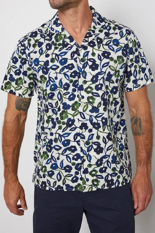 Men's Shirts with Short PlacketsISAIAH PRINTED BUTTON-UP SHIRT