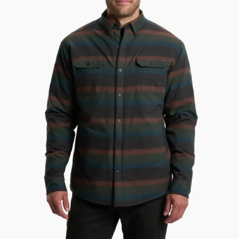 Men's Shirts with Chest PocketsKÜHL JOYRYDR Fleece Lined Long Sleeve Flannel Shirt Jacket