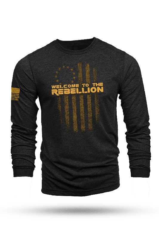 Men's Casual Shirts for Everyday WearWelcome to the Rebellion - Long-Sleeve T-Shirt