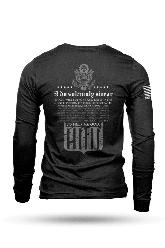 Men's Shirts with Elastic WaistbandsThe Oath - Long-Sleeve T-Shirt