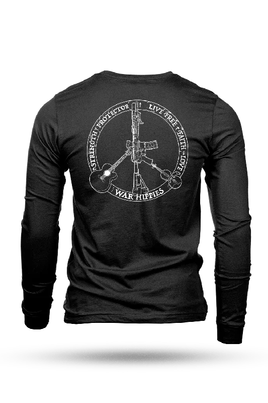 Men's Shirts with Wingtip CollarsWar Hippies - Logo - Long-Sleeve T-Shirt