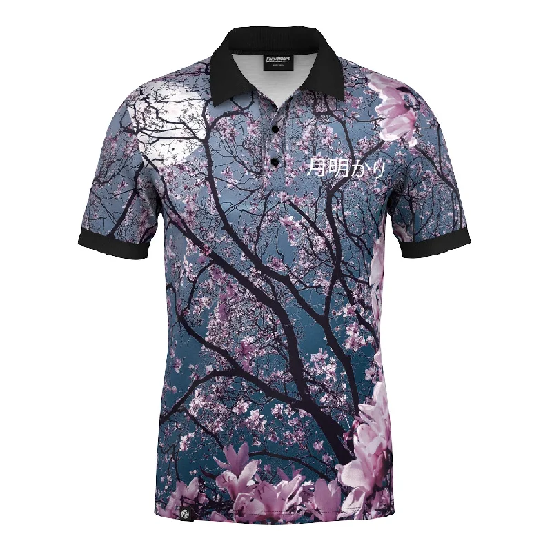 Men's Performance Shirts for SportsMoonlight Blossom Polo Shirt