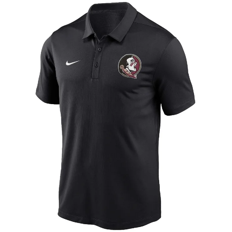 Men's Shirts with Button-Down CollarsNike Men's Seminole Logo Franchise Polo - Black