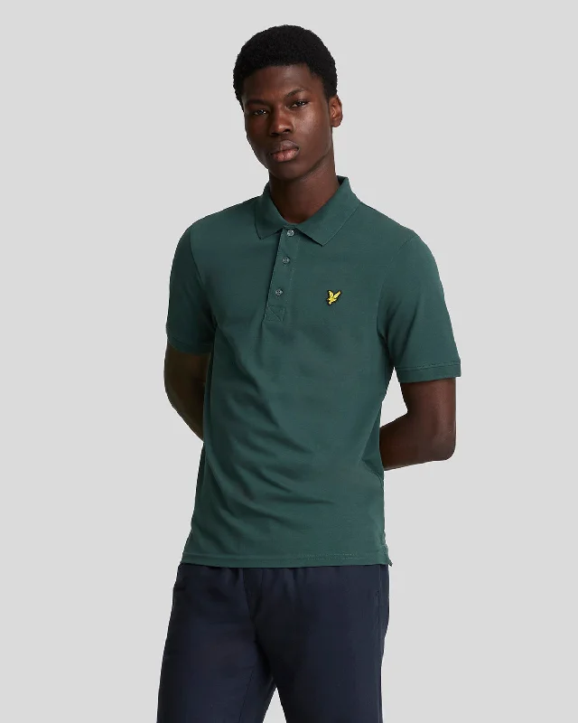 Men's Shirts with Belt AttachmentsPlain Polo Shirt