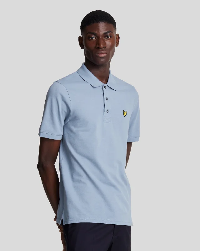 Men's Shirts with Striped PatternsPlain Polo Shirt