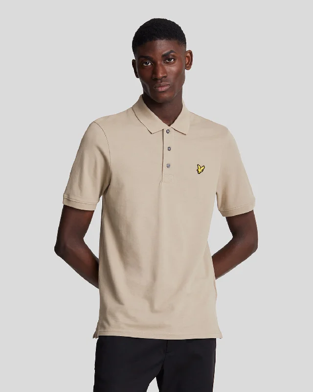 Men's Shirts with Hidden ButtonsPlain Polo Shirt