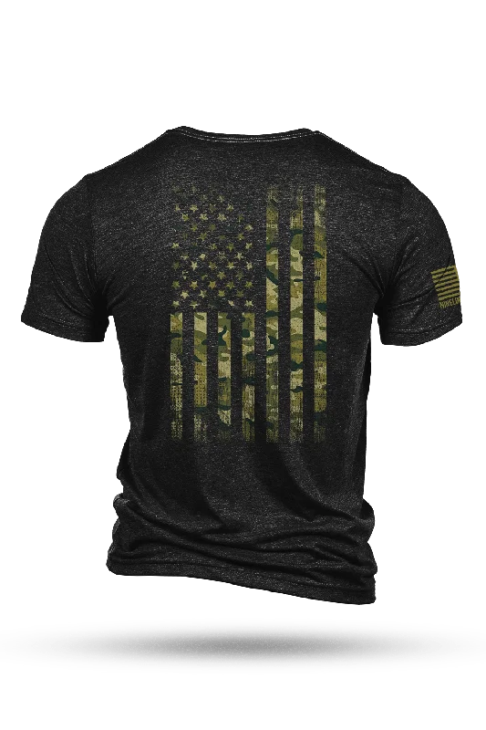 Men's Tailored Shirts for a Professional AppearanceAmerican Camo - T-Shirt