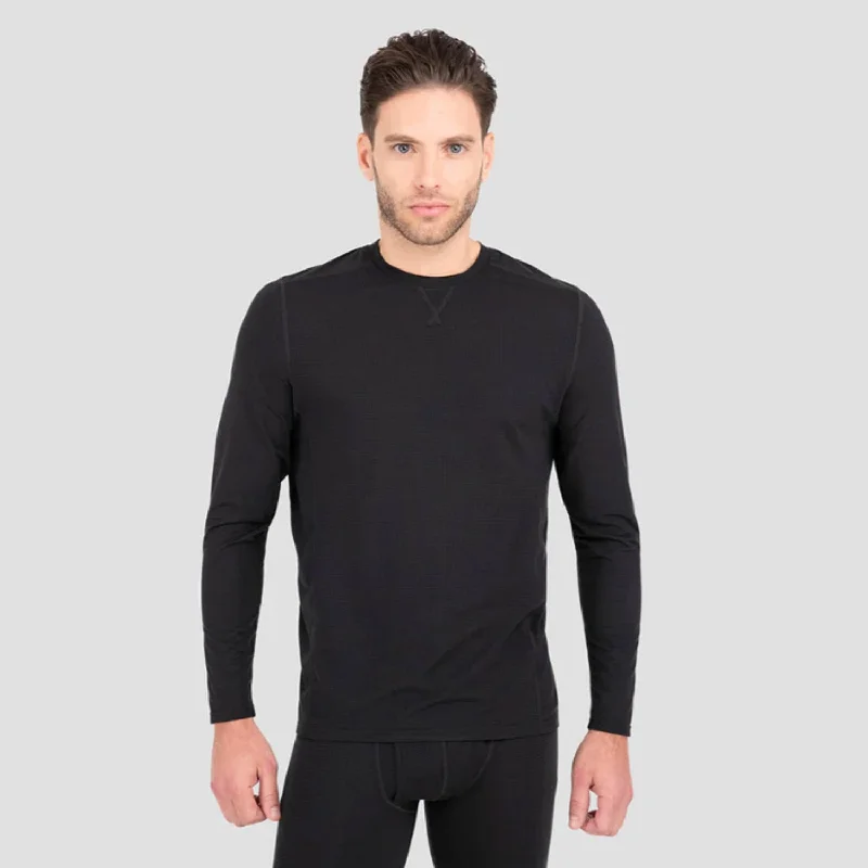 Men's Shirts with Full PlacketsTerramar Men's Transport® Lightweight Performance Long Sleeve Crew Top