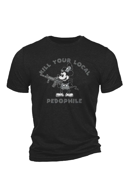 Men's Shirts with Cowl NecksSteamboat Willie - T-Shirt