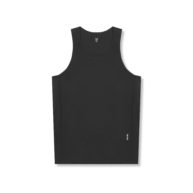 Casual Men's T-Shirts0754. AeroSilver® Training Singlet - Black