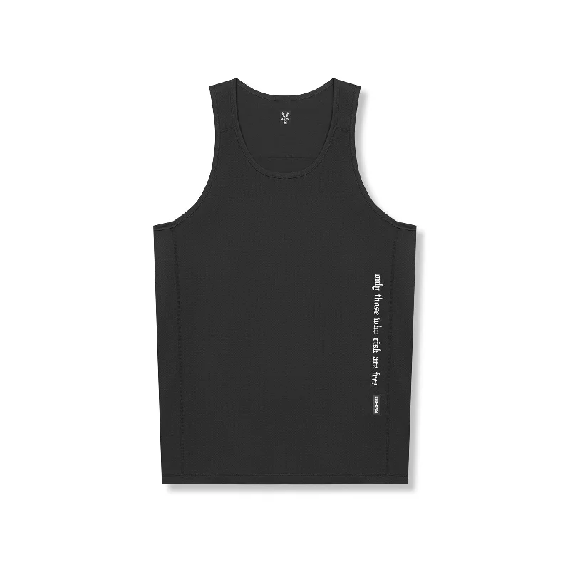 Men's Shirts with Custom Monograms0754. AeroSilver® Training Singlet - Black "OTWR"