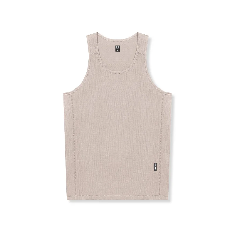 Breathable Men's Mesh Tops0754. AeroSilver® Training Singlet - Chai