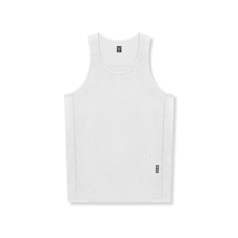 Men's Shirts with Collars0754. AeroSilver® Training Singlet - White