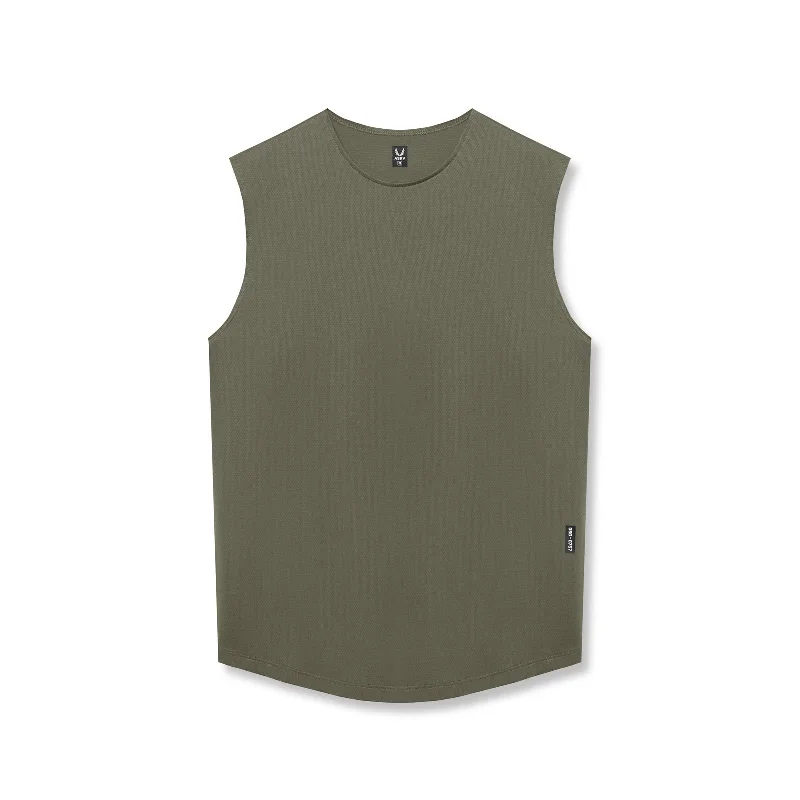 Men's Shirts with Belt Attachments0757. AeroSilver® Cutoff Tank - Olive