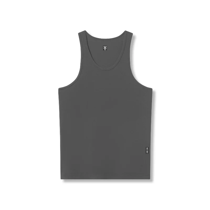 Men's Shirts with Belt Attachments0924. Supima® Essential Slim Tank - Space Grey