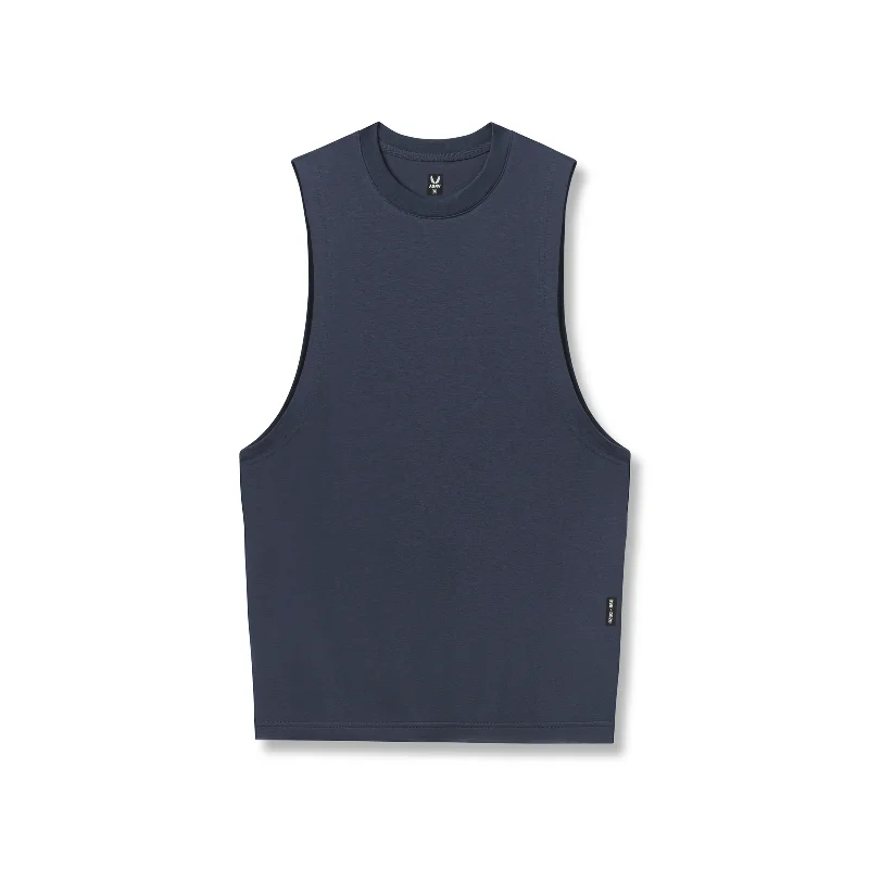 Elegant Men's Dress Shirts0926. Supima® Muscle Tank - Navy