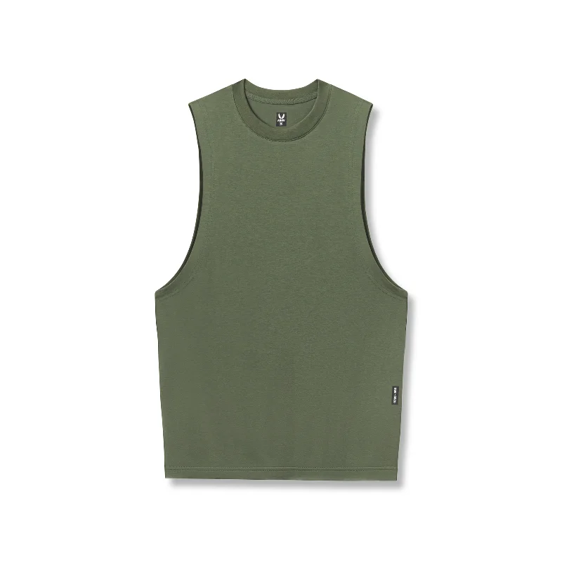 Breathable Men's Mesh Tops0926. Supima® Muscle Tank - Olive