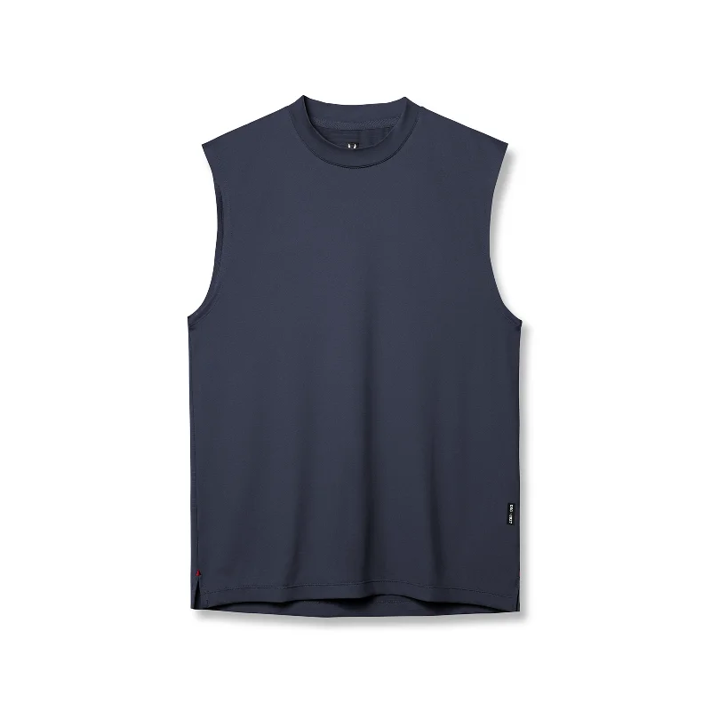 Men's Shirts with Convertible Collars0927. 3D-Lite® 2.0 Lycra® Relaxed Cutoff - Navy