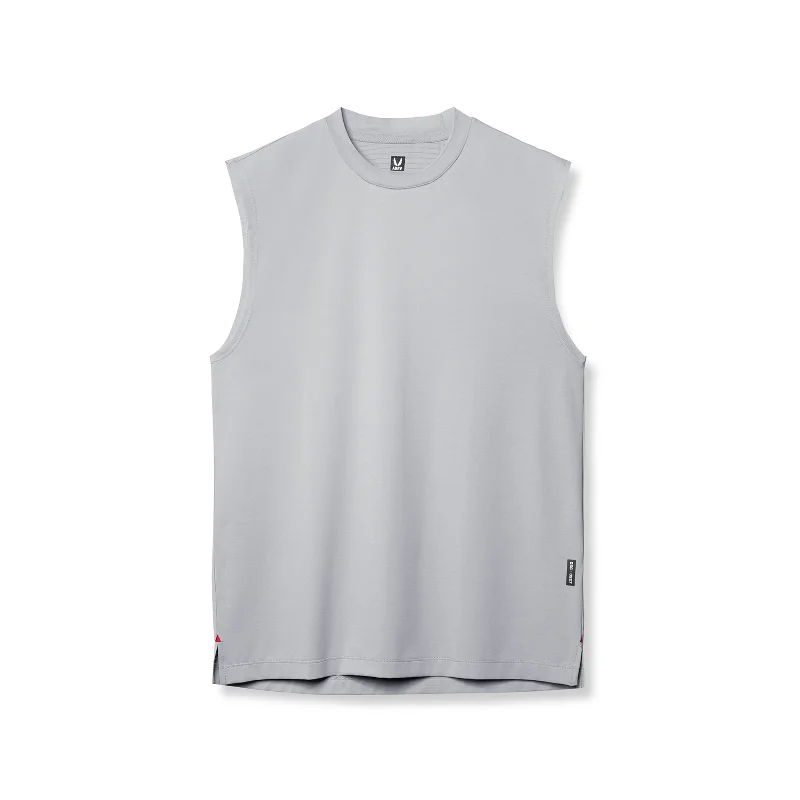 Men's Shirts with Raw-Edge Hemlines0927. 3D-Lite® 2.0 Lycra® Relaxed Cutoff - Slate Grey