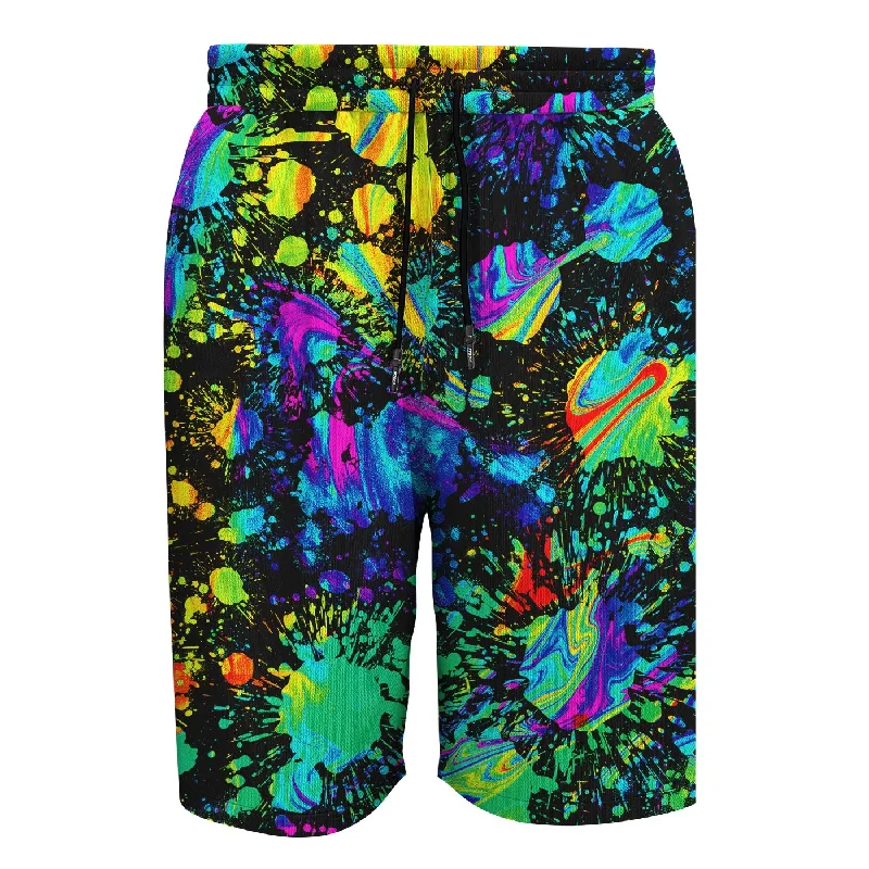 Men's Patterned Pants with Geometric Designs420 Vibes Shorts