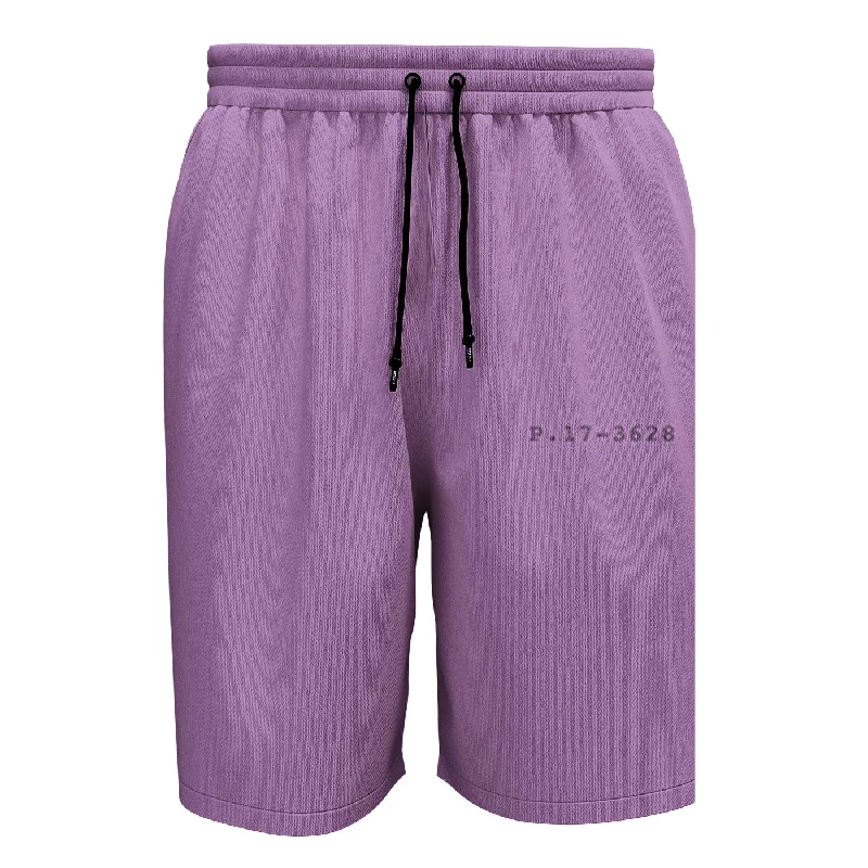 Men's Pants with Ripped and Distressed DetailsAmethyst Orchid Shorts