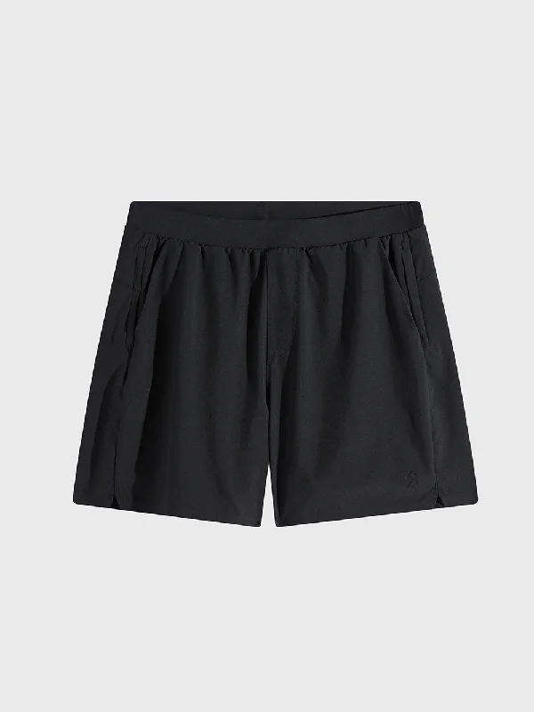 Comfortable Men's JoggersBARRY'S BLACK 5" LINED TRAIN SHORT