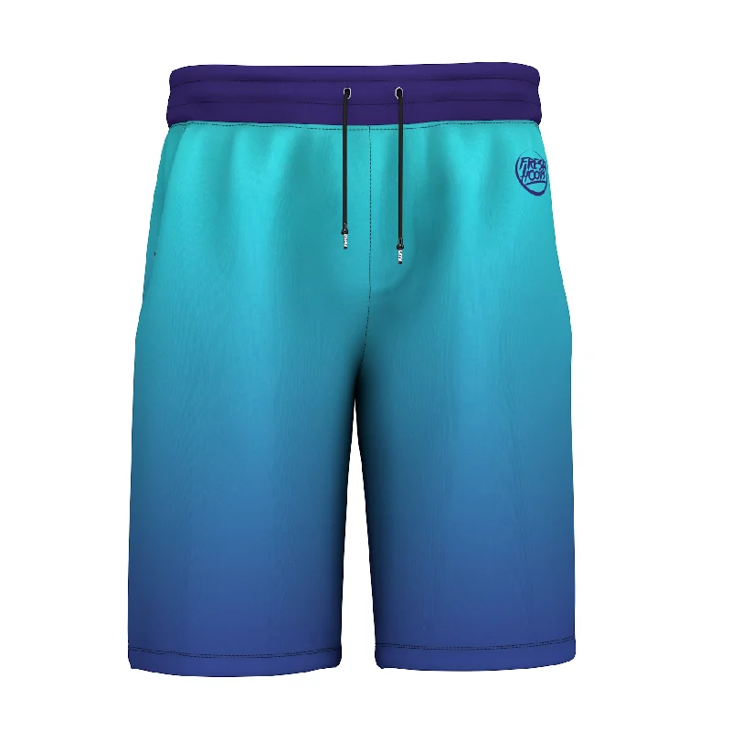 Men's Elastic-Waisted Pants for Easy MovementBlue Lagoon Shorts