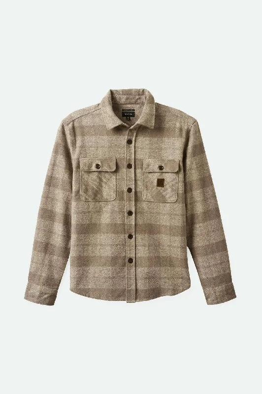 Men's Tab-Collar Shirts for a Crisp LookBowery Heavyweight L/S Flannel - Off White/Cinder Grey