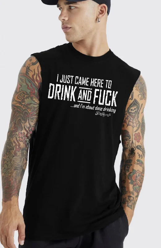 Men's Shirts with French CuffsDrink and Fuck Muscle shirt